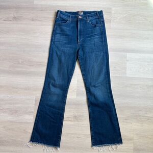 MOTHER Dark Blue Flare ankle Jeans size 28